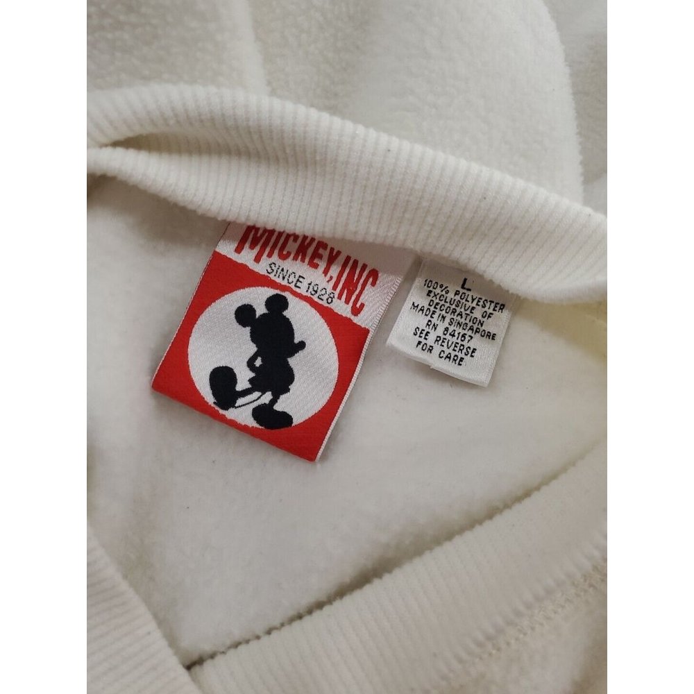 Walt Disney World Cream Mickey Crewneck Sweatshirt - Picture 6 of 7